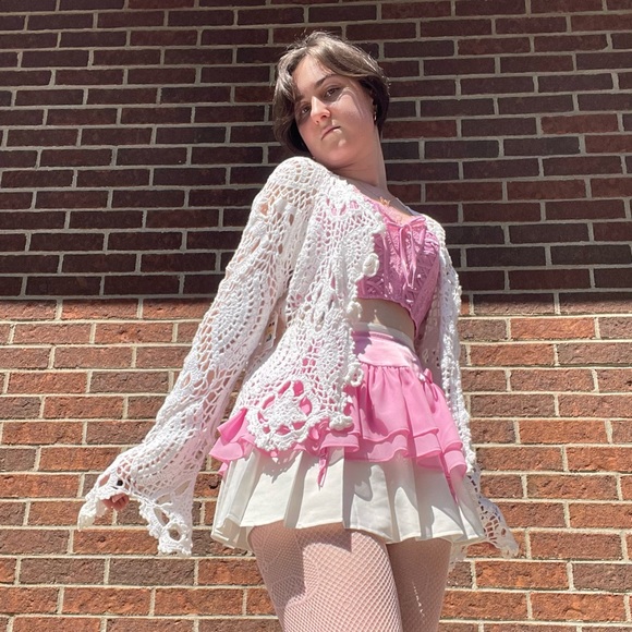 Sweaters - SOLD Crochet fairycore cardigan